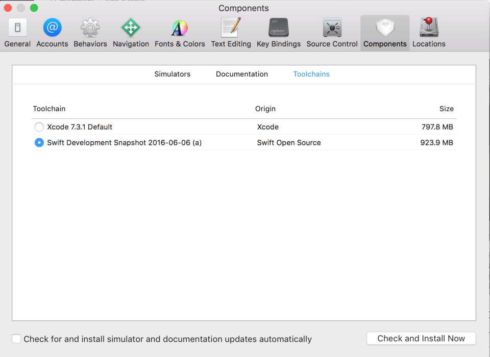 Swift Snapshot - Xcode