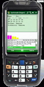 CN50 running GPS sample with RAW data