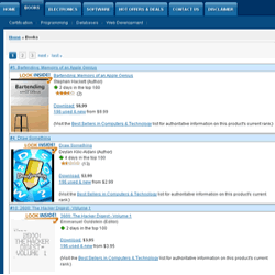 books menu