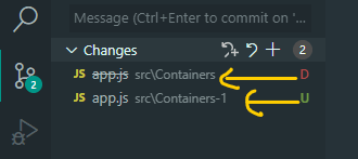 rename renaming App.js to app.js