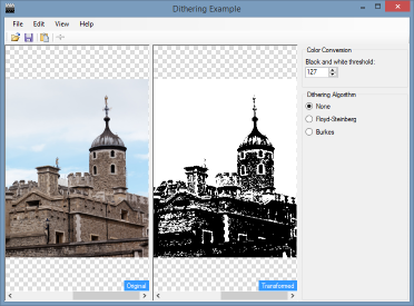 An example of 1bit conversion via a threshold An example of 1bit conversion via a threshold