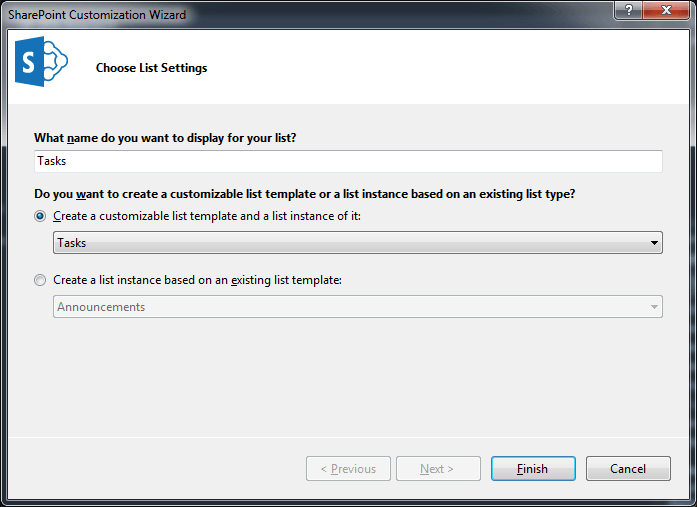 Tasks List Creation
