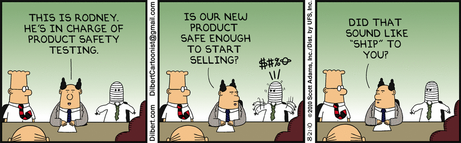 - Dilbert by Scott Adams